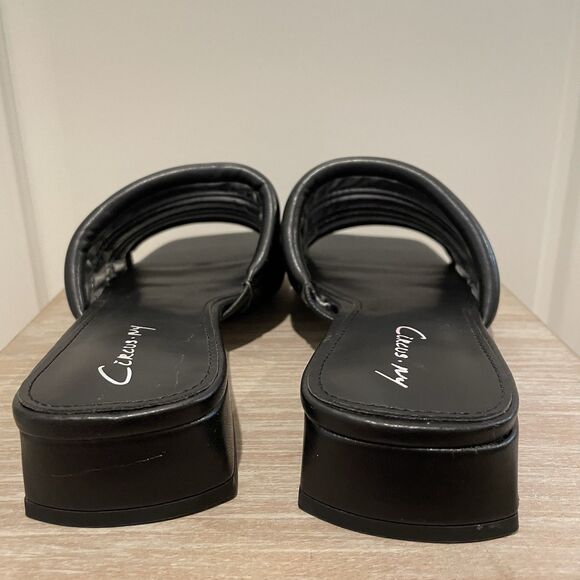 Circus NY By Sam Edelman Joana Women’s Black Shoes Slides Sandals Size 8 NEW - Picture 11 of 13